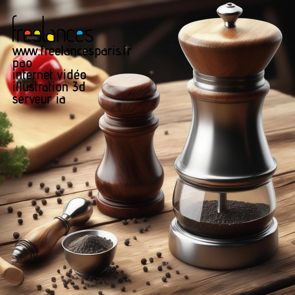 Pao mise en page internet vidéo illustration 3d serveur IA générative AI freelance paris studio de création magazines uy13mp00